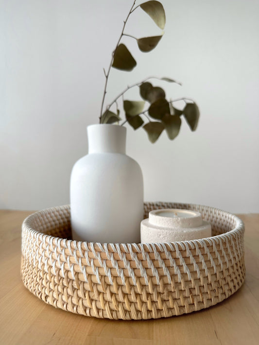 Plateau en rotin Vaya