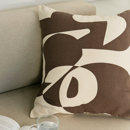Housse de Coussin Asym brownie