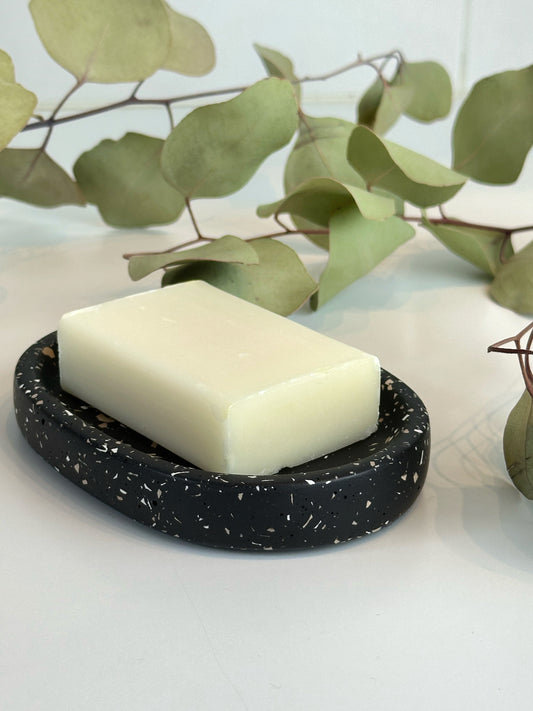 Porte-savon Terrazzo noir