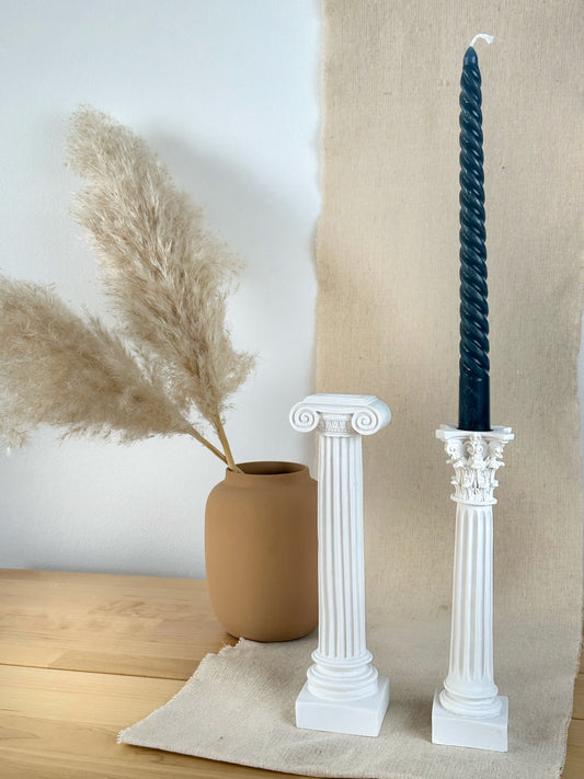 Bougeoirs colonnes grecques