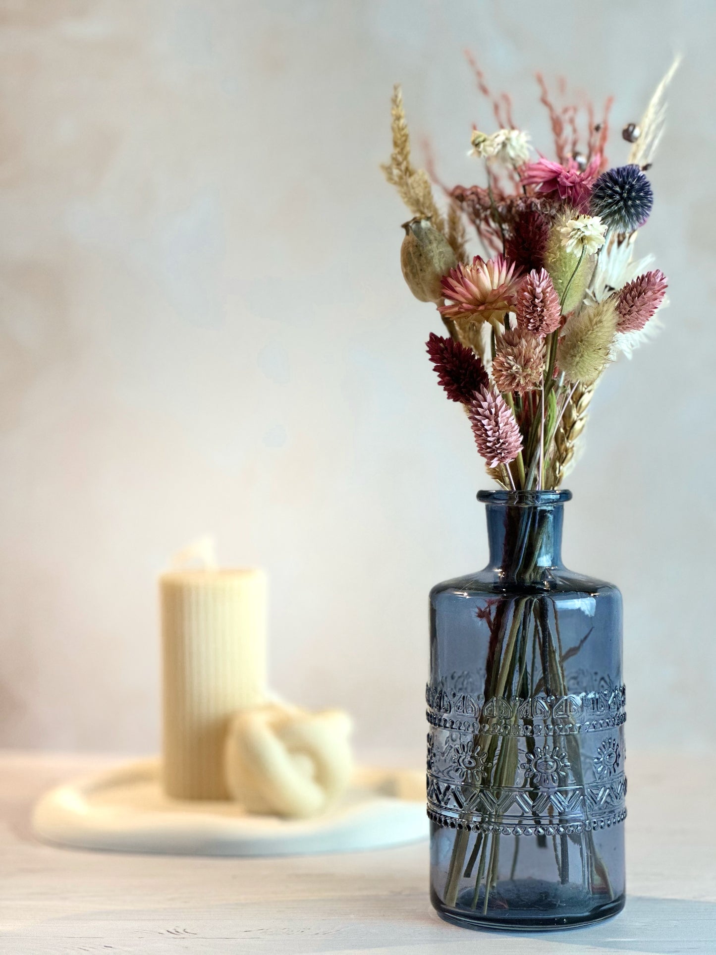 Fleurs séchées en vase Alberta